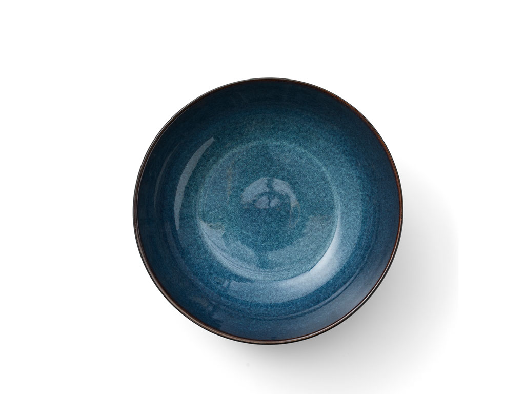 BITZ Salatschüssel 30 cm in Farbe schwarz/dunkelblau