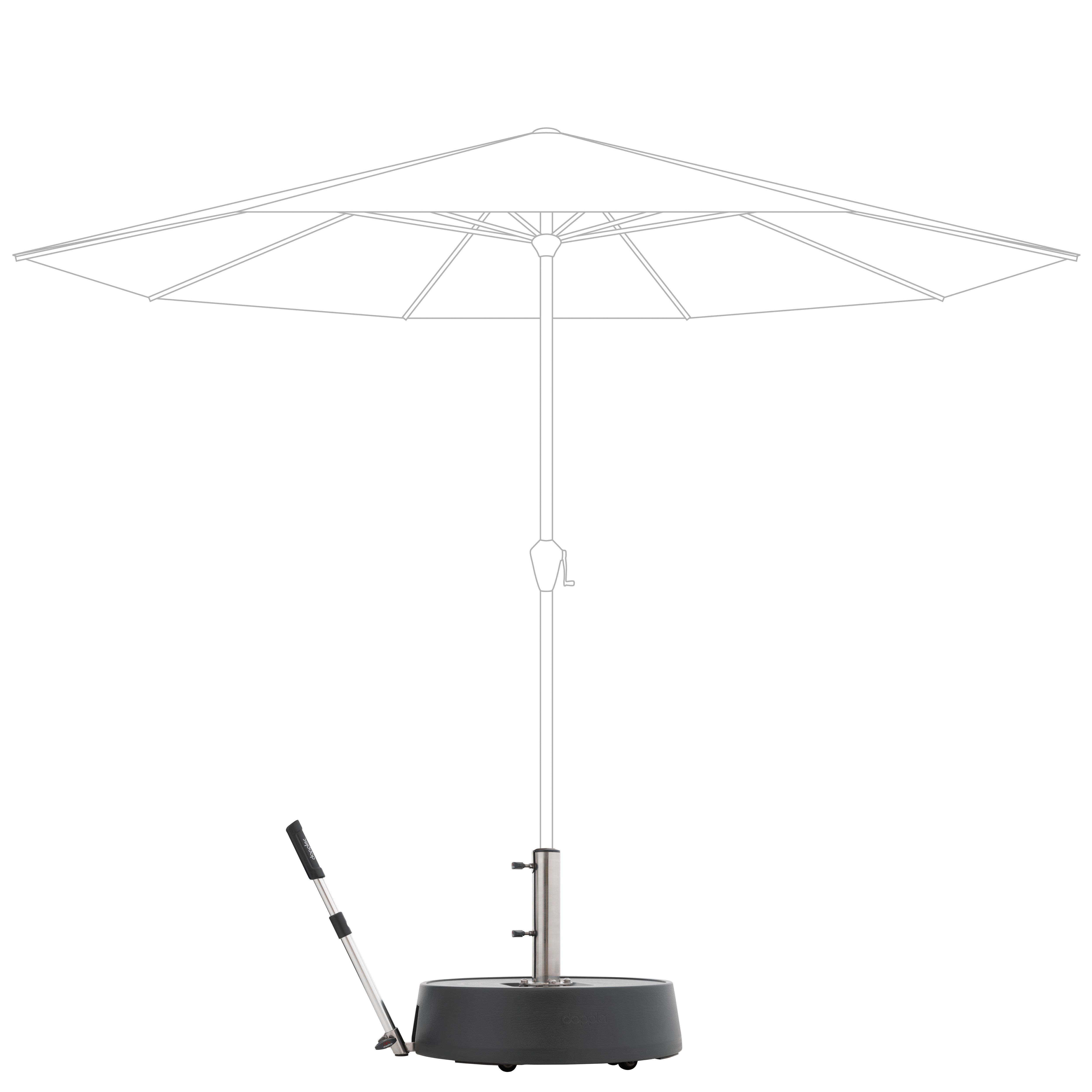 Doppler Rollsockel EASY MOVE SWITCH ca. 50kg in anthrazit