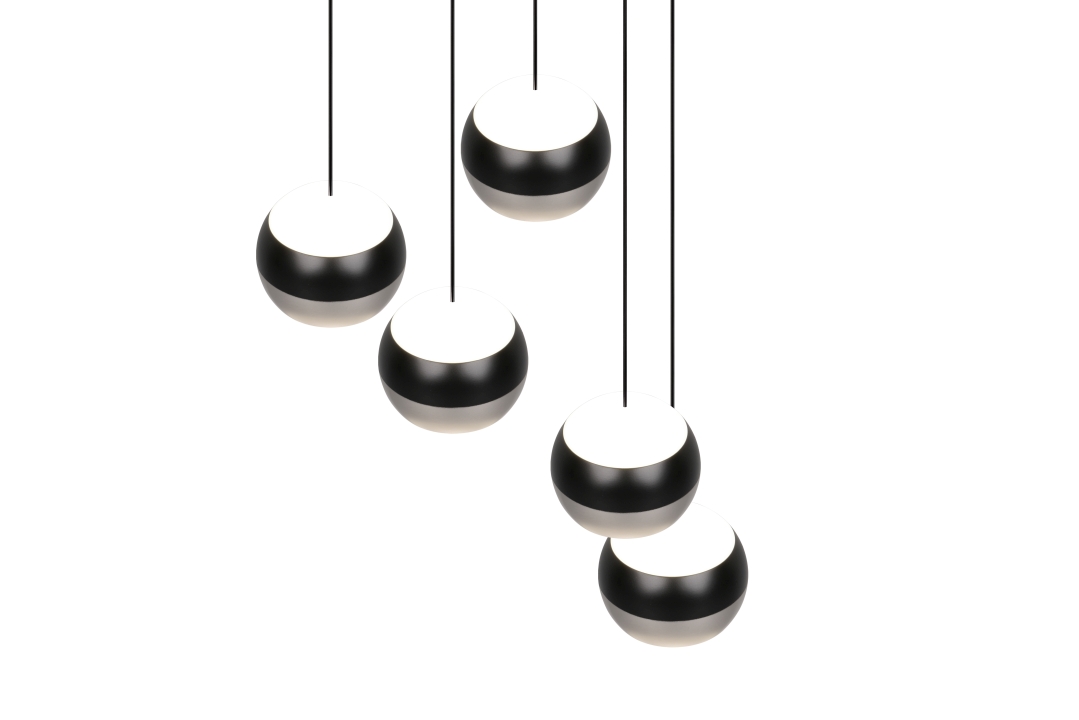 Trio Select LED-Pendelleuchte ORBIT 5-flammig in Farbe Nickel matt Trio Select LED-Pendelleuchte ORBIT 5-flammig in Farbe Nickel matt