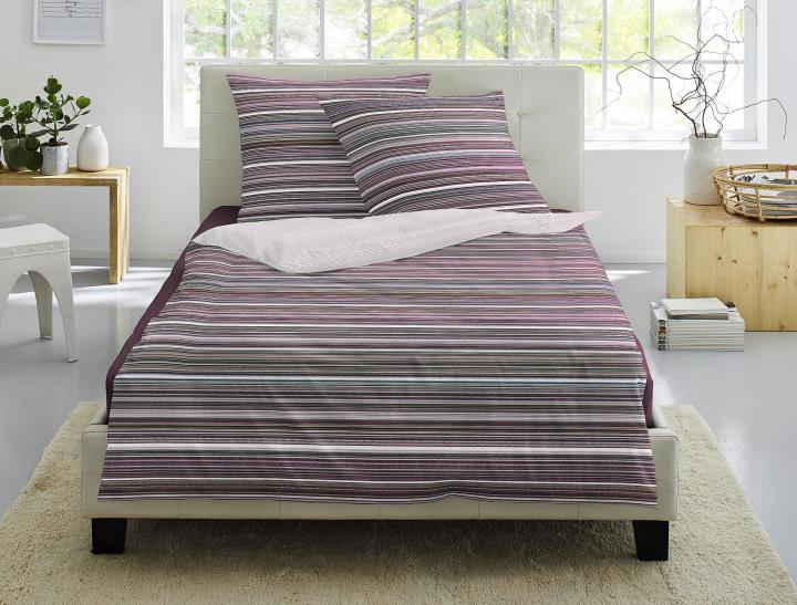 Irisette Bettwäsche GLAMOUR ca. 155x220 cm in Farbe fliede