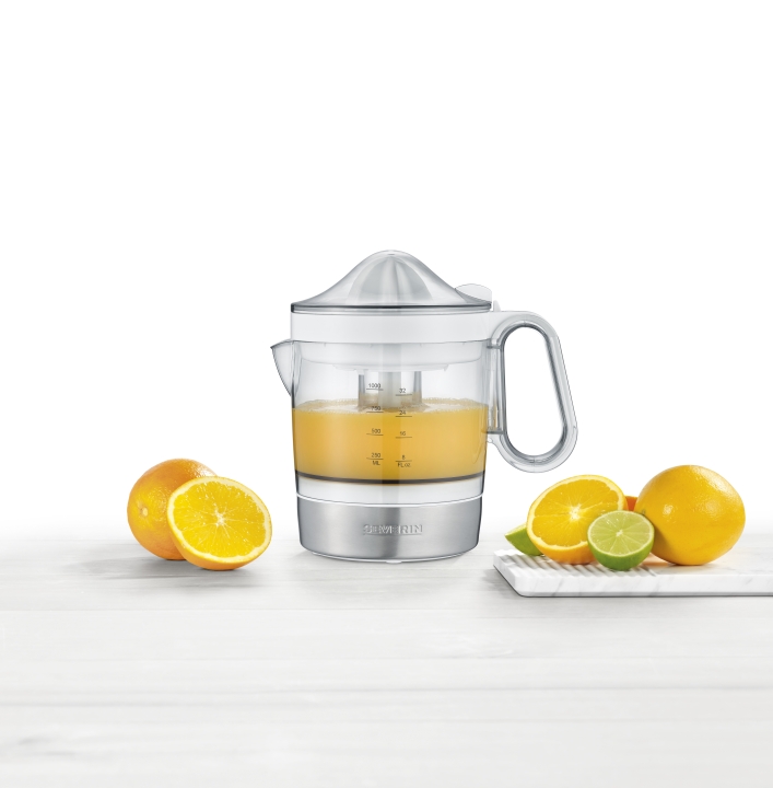 Severin Citruspresse CP 3535 in weiß/Edelstahl gebürstet Severin Citruspresse CP 3535 in weiß/Edelstahl gebürstet