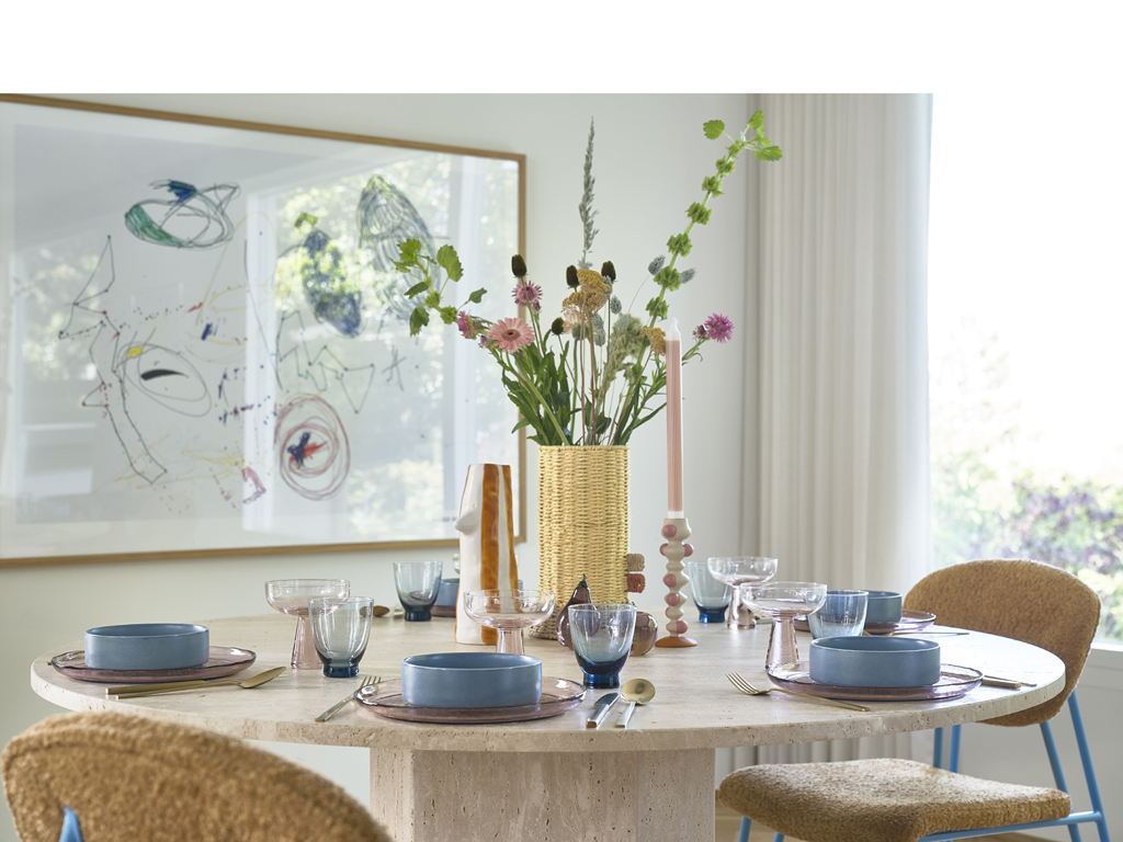 Villa Collection Stabkerze 2,2 cm in Farbe rot