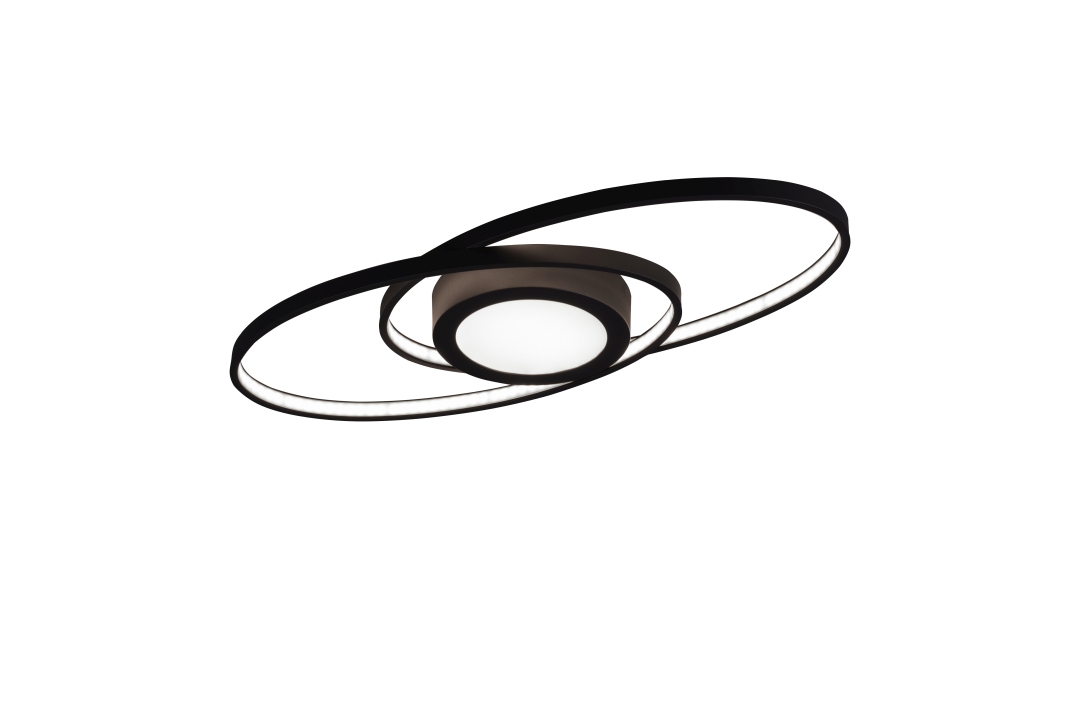 Reality Leuchten LED-Deckenleuchte GALAXY in anthrazit