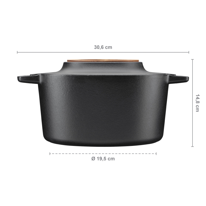Fiskars Topf NORDEN 4Ltr. aus Gusseisen