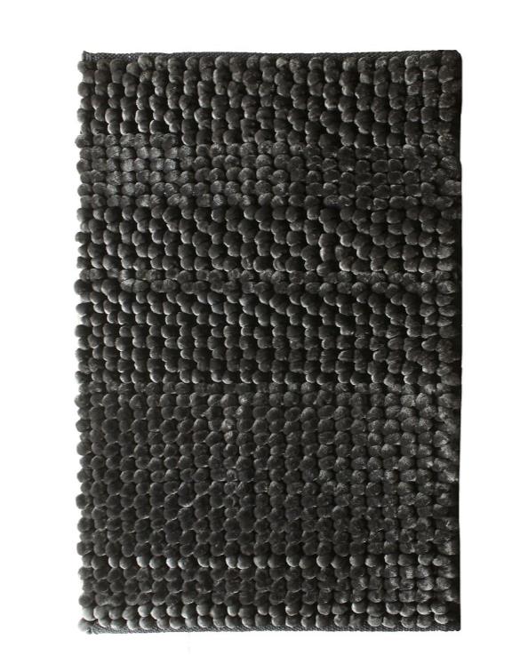 Badematte Lusso 60x100cm in classic anthrazit, Dekoration für Zuhause, Teppich, Gewebt