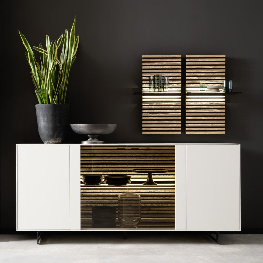 SCHÖNER WOHNEN-Kollektion Lamellenpaneel in Kerneiche natur SCHÖNER WOHNEN-Kollektion Lamellenpaneel in Kerneiche natur