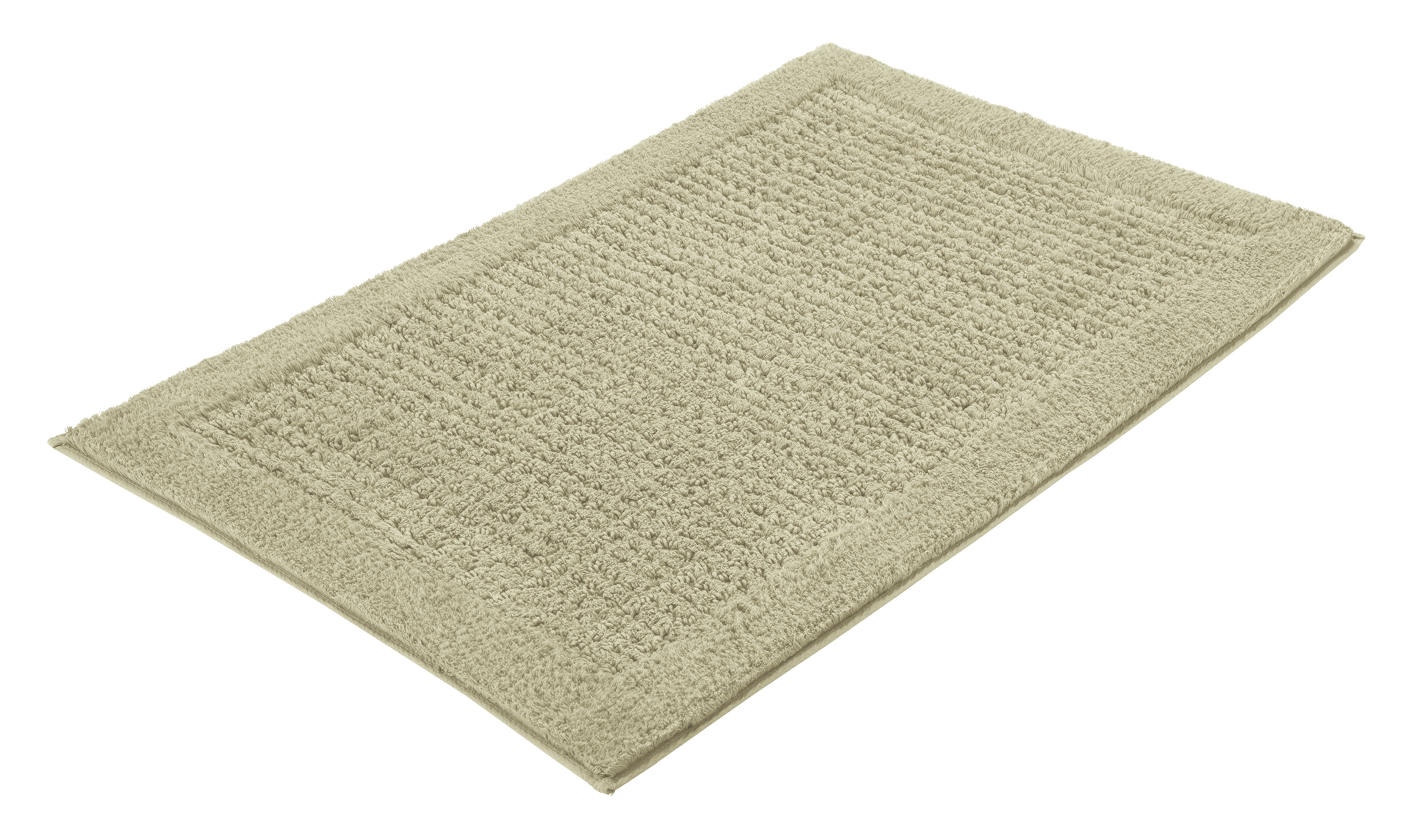 Kleine Wolke Badteppich NET ca. 60x90cm in Farbe Schilf