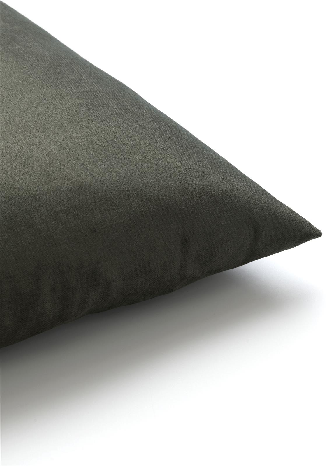 Coco Maison Kissen BEAUTIQ-CLASS ca. B45 T45 cm in Stoff olive
