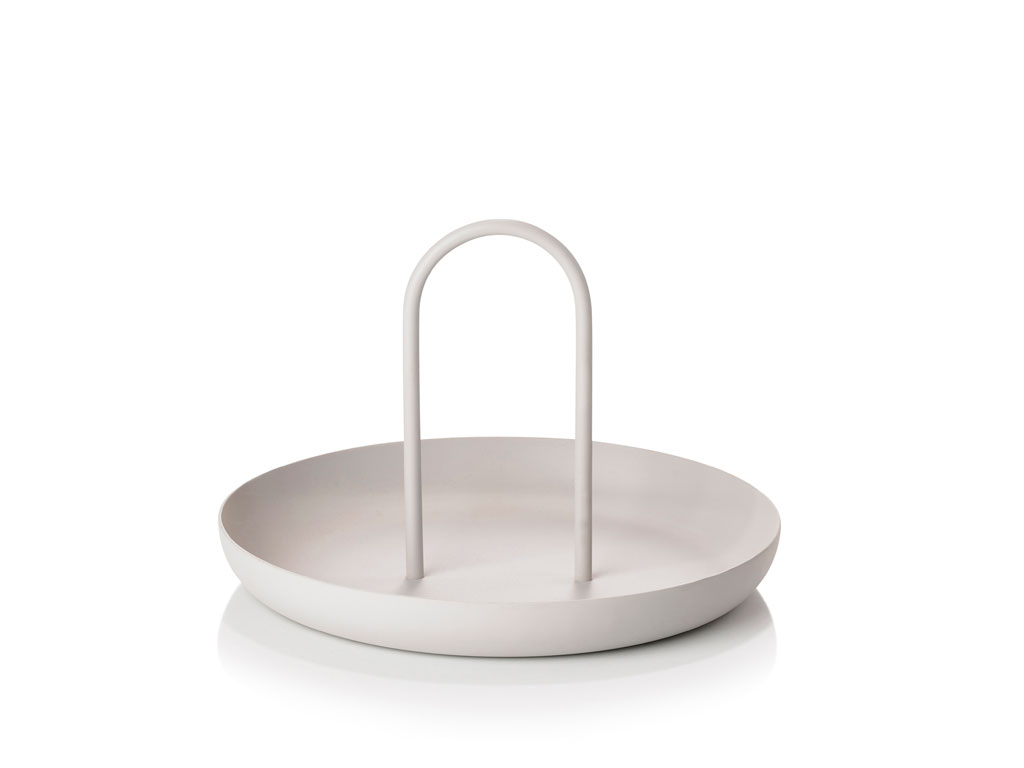 Zone Denmark Tablett mit Handgriff 20 cm in Farbe warm grey