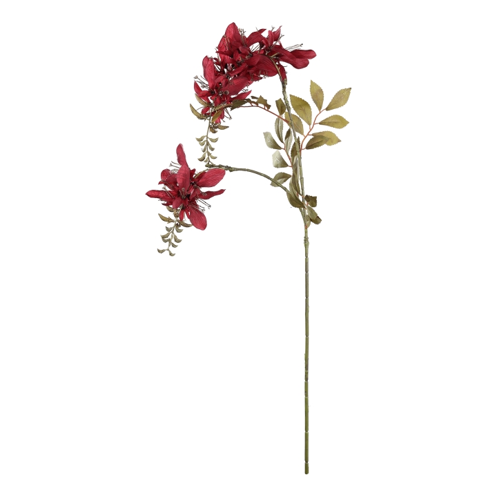 Eglo Living Kunstblume Rittersporn SEMPORNA in Fb. rot Eglo Living Kunstblume Rittersporn SEMPORNA in Fb. rot, Blume, Blumen-Arrangement, Pflanze, Blütenblatt