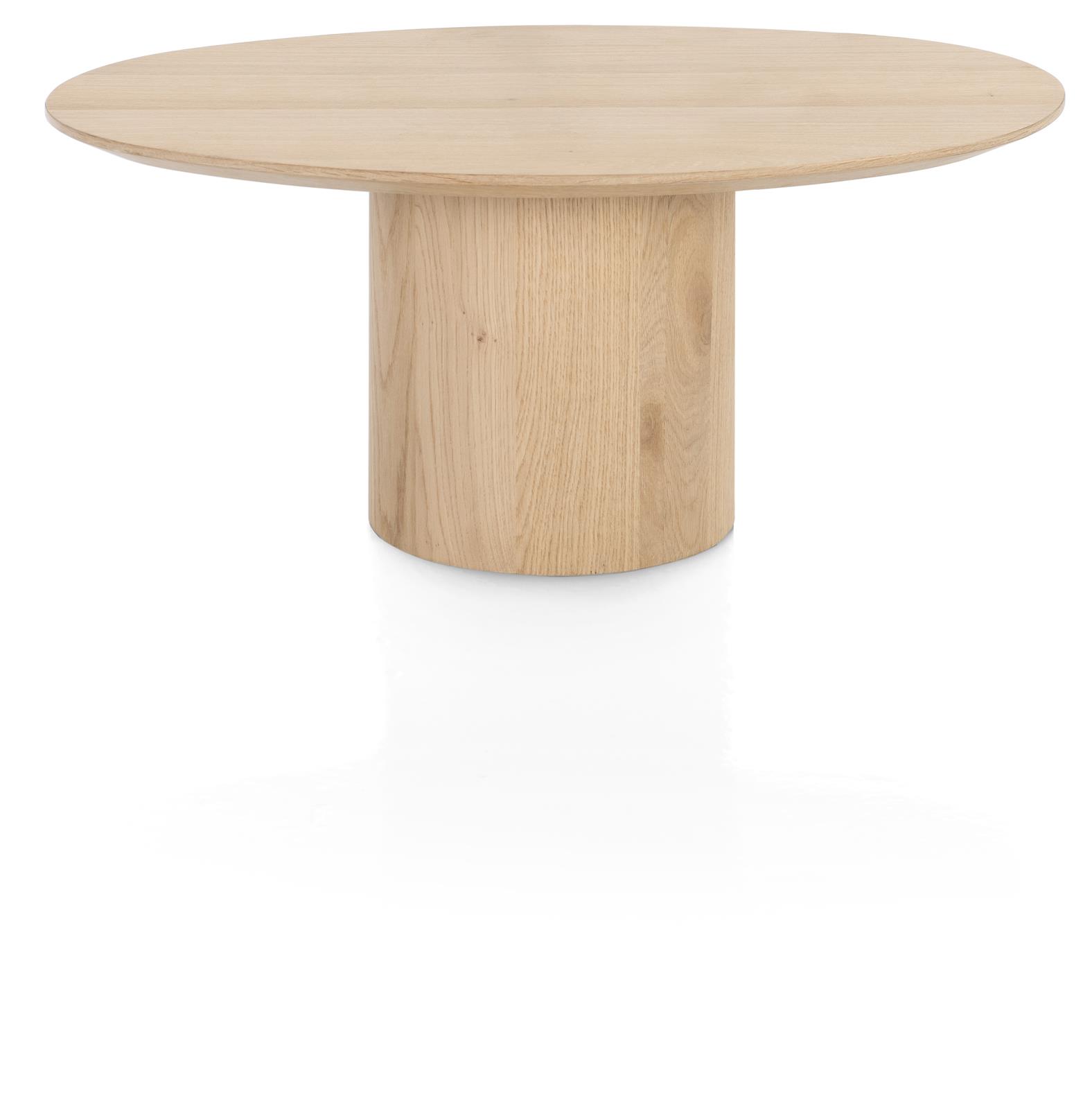 XOOON Couchtisch TRENTON ca. B51 H35 T80 cm in Eiche natur furniert