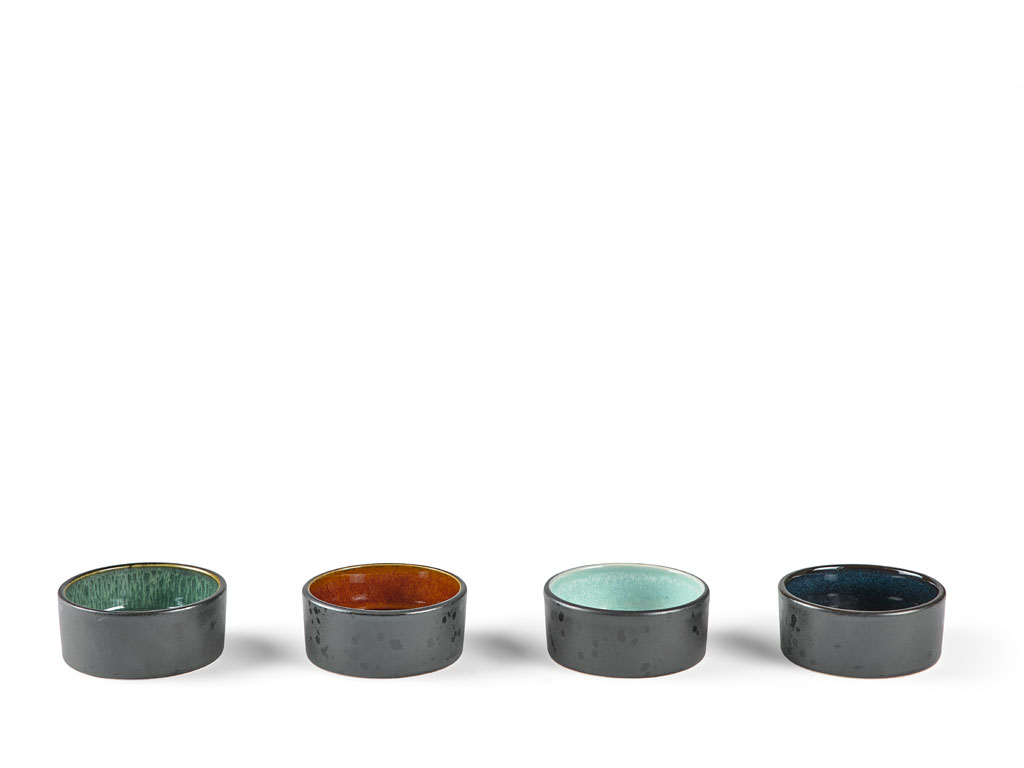 BITZ Minischalenset 7,5 cm in Farbe schwarz ass.