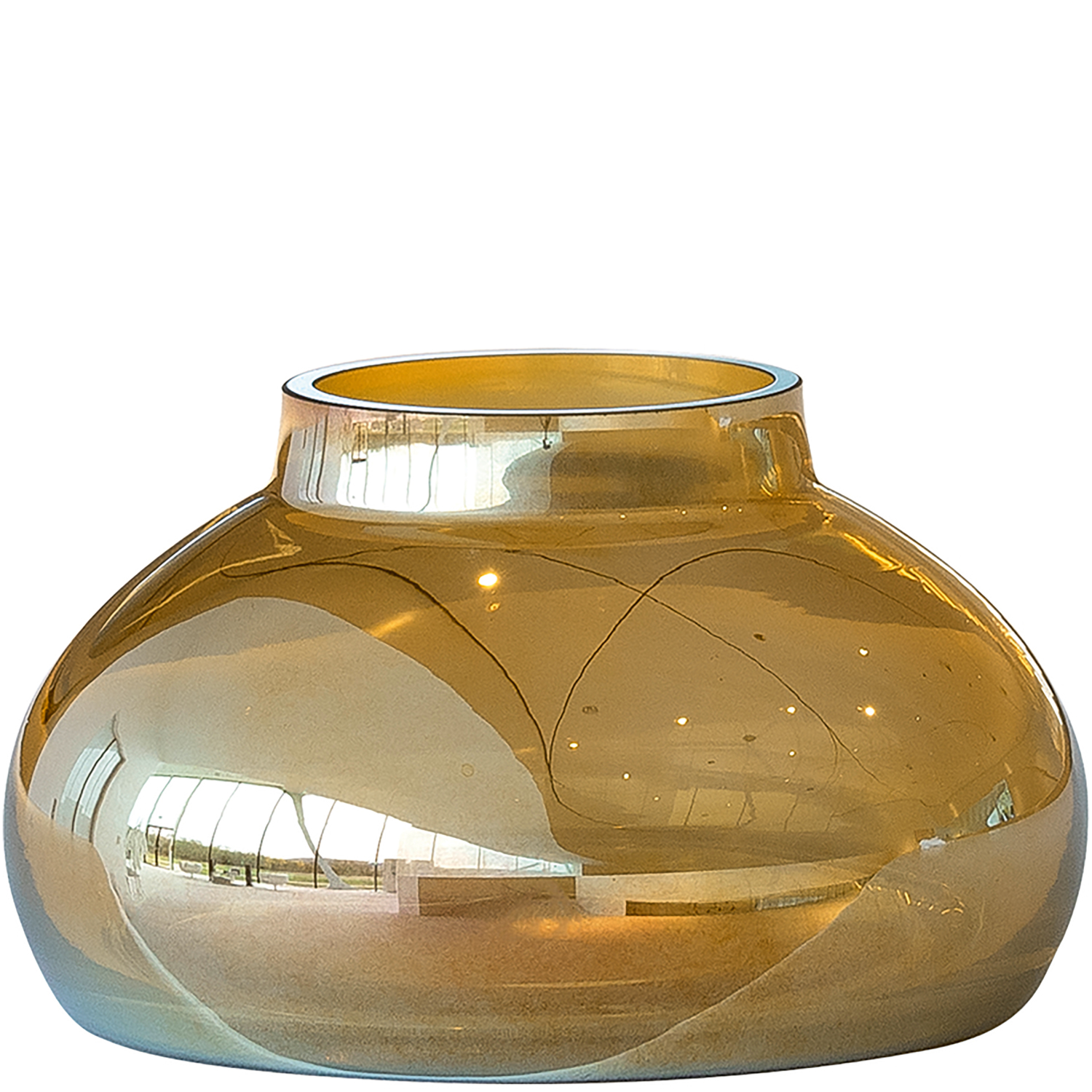 Leonardo Vase Poesia 9,3cm in Farbe gold