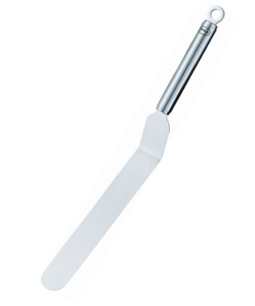 Rösle Streich-Palette 38cm RUNDGRIFF, spatel, kuchenspachtel, spachtel, metallgriff, küchenwerkzeug