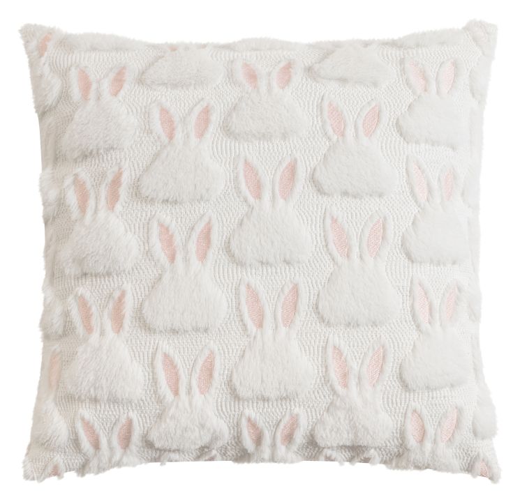 Magma Heimtex Kissenhülle SCHNUFFI ca. 45x45cm in Farbe rose, Kissen, Dekoration für Zuhause
