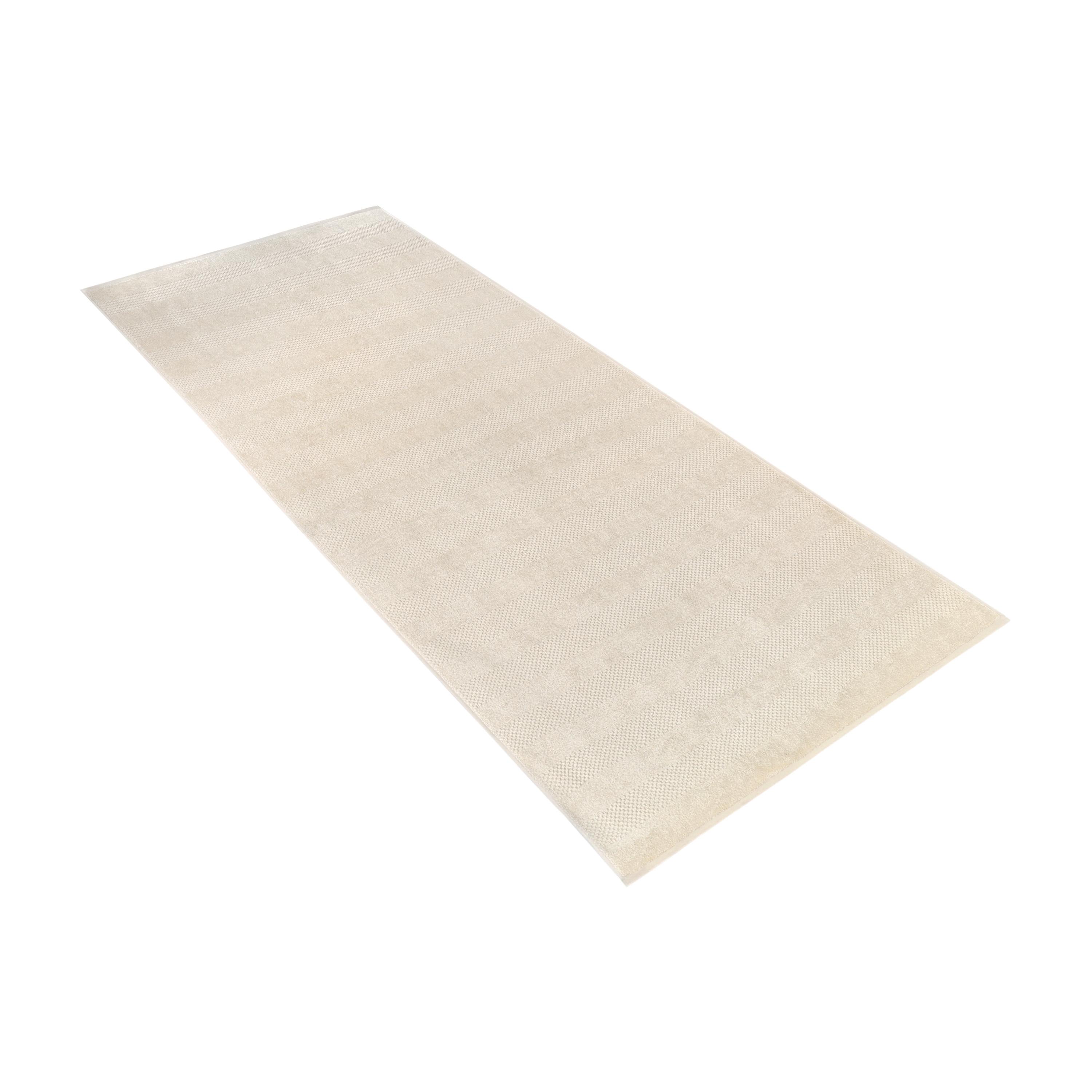 Vossen Saunatuch Talo ca. 80x200cm in Farbe sand, Dekoration für Zuhause, Teppich, Leinen