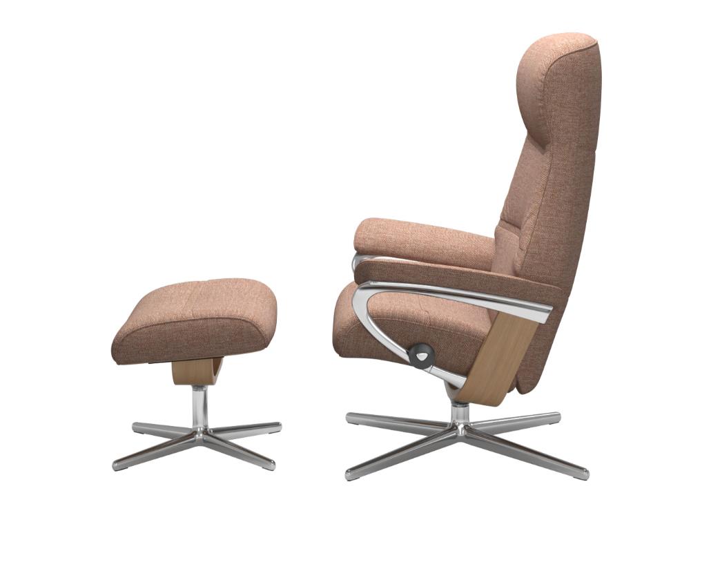 Stressless Sessel mit Hocker PHILIP in Stoff Daisy 01 Henna PG:1 Stressless Sessel mit Hocker PHILIP in Stoff Daisy 01 Henna PG:1
