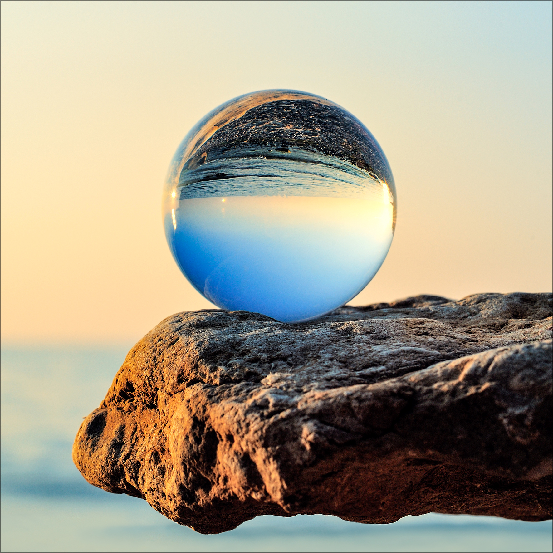 ProArt Glas-Art 50x50cm Blue Drop