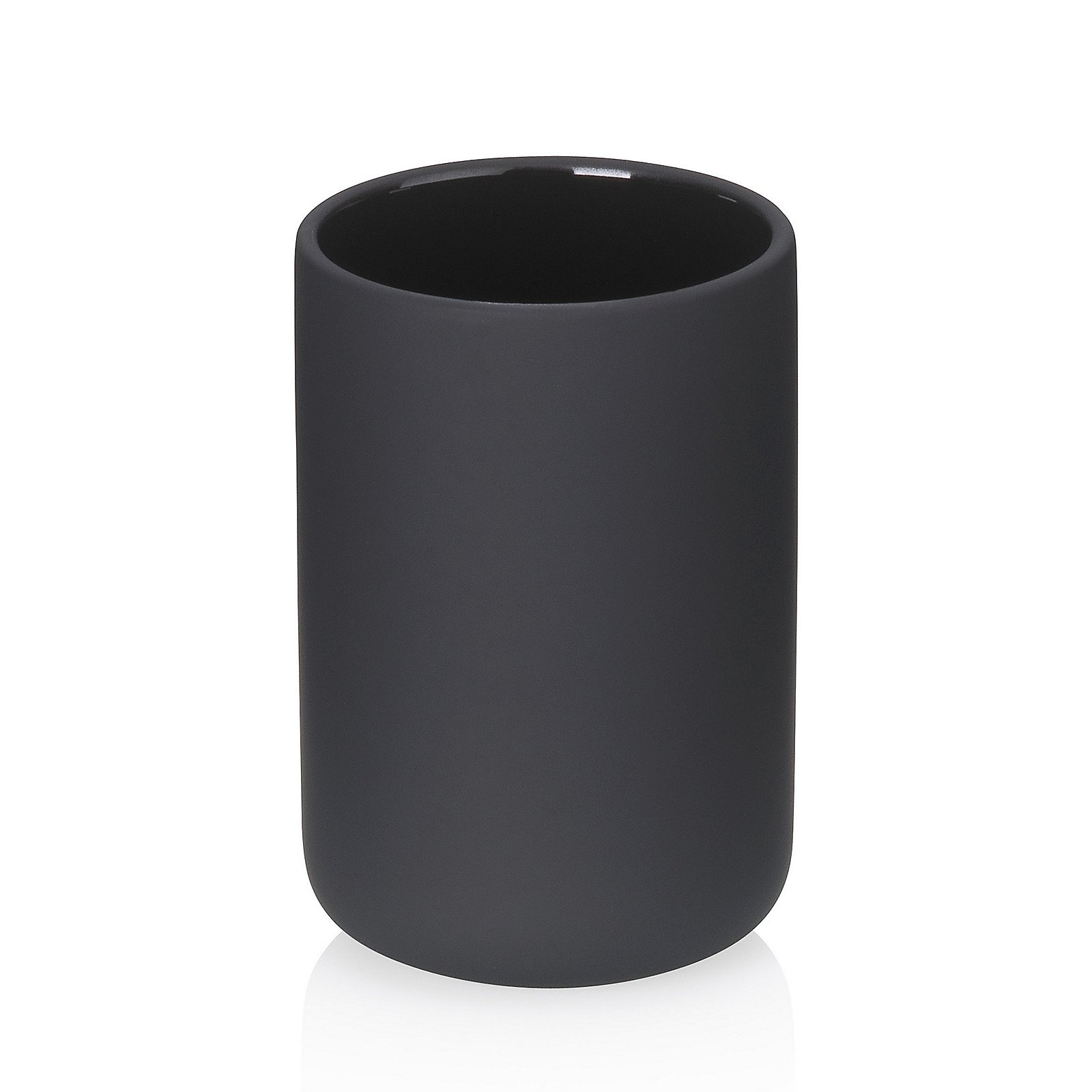 Kela Becher Sana SANA in schwarz, Zylinder, Pokal, Töpferei, Krug, Vase