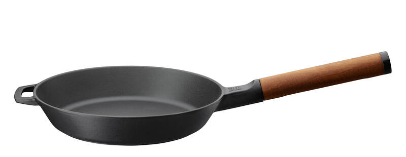 Norden Gusseisen-Bratpfanne in 24cm Norden Gusseisen-Bratpfanne in 24cm, Gusseisenpfanne, Pfanne, Antihaft, Holzgriff, Flachepfanne