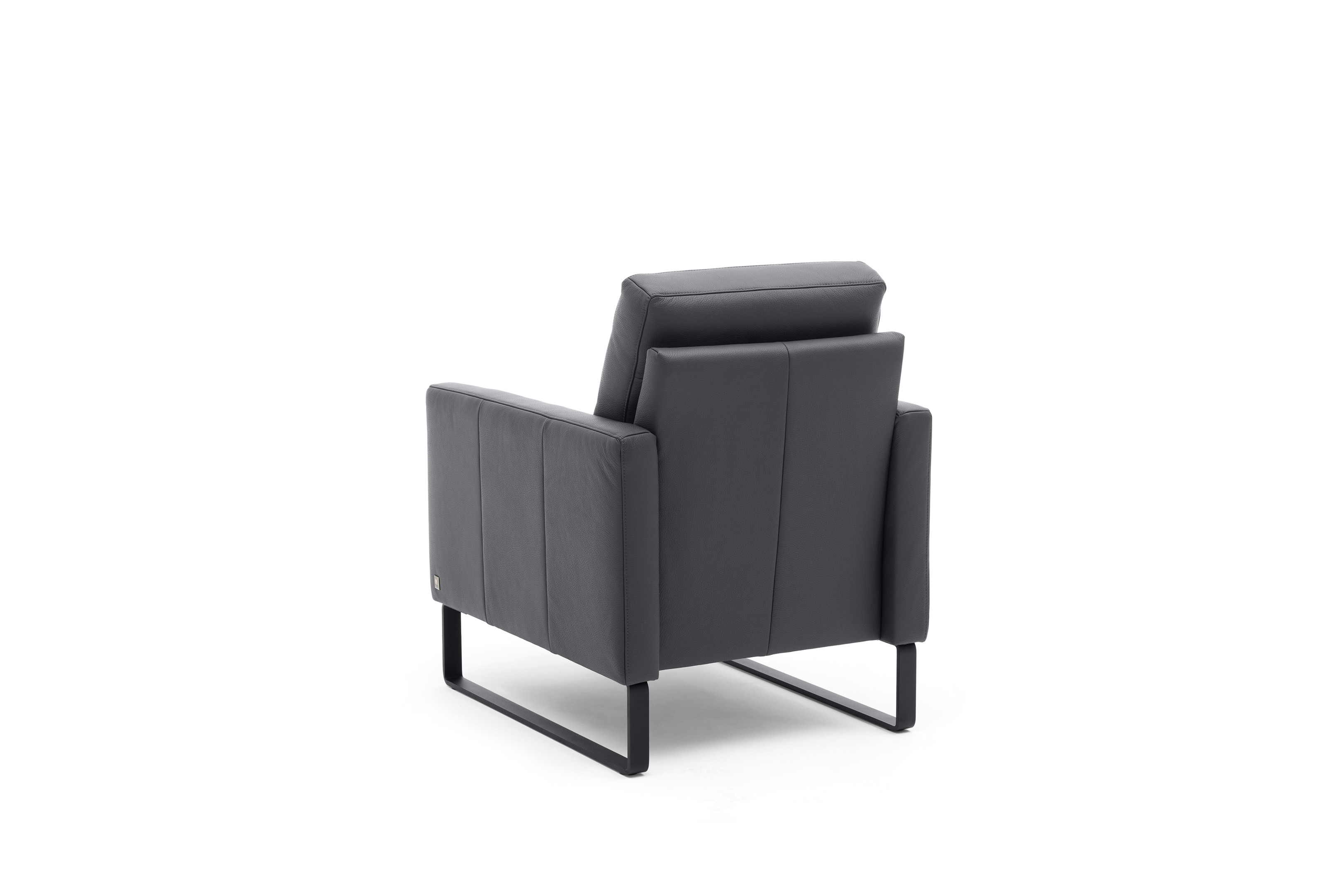 Musterring Sessel MR 385 in Dickleder Fango