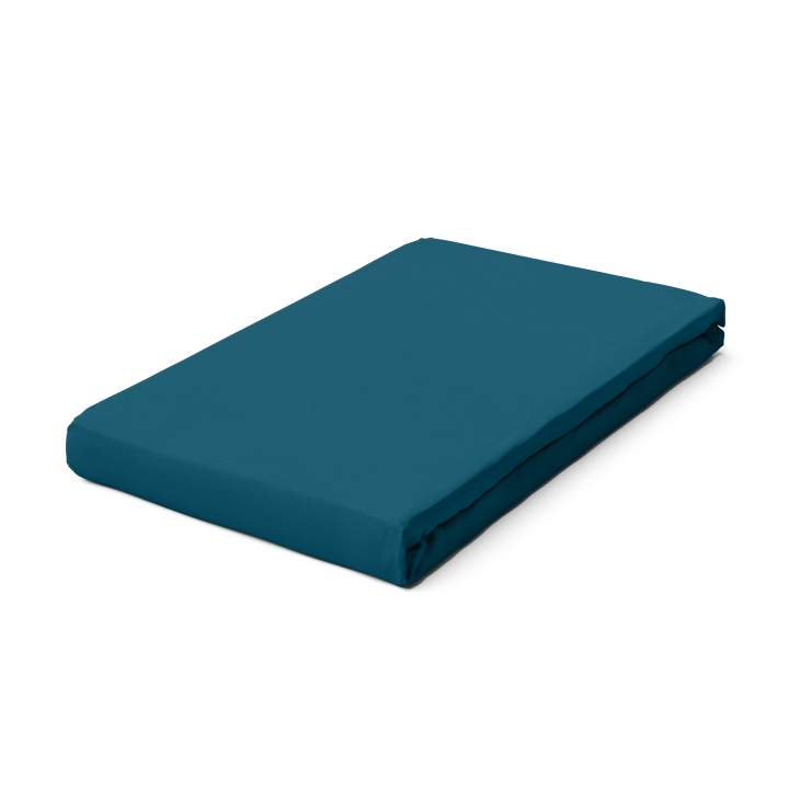 Schlafgut Pure Boxspring Spannbettlaken ca. 180x200-200x220cm in Farbe Petrol Deep