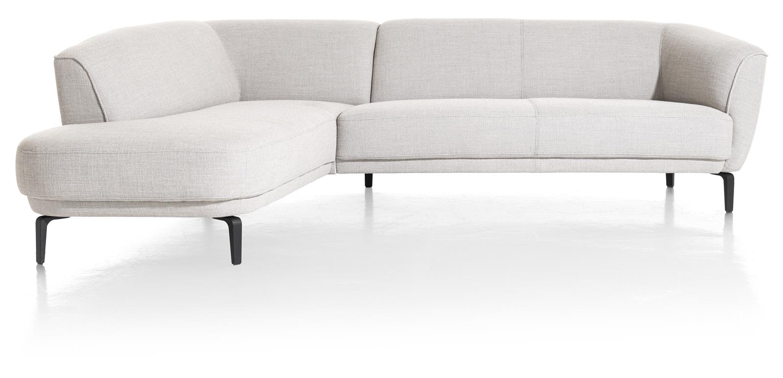 XOOON Polsterecke Brooks ca. 190x272cm in Stoff Vito kiesel