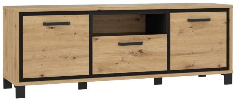 Forte TV-Unterschrank Trondheim in Artisan Eiche Nachbildung Forte TV-Unterschrank Trondheim in Artisan Eiche Nachbildung