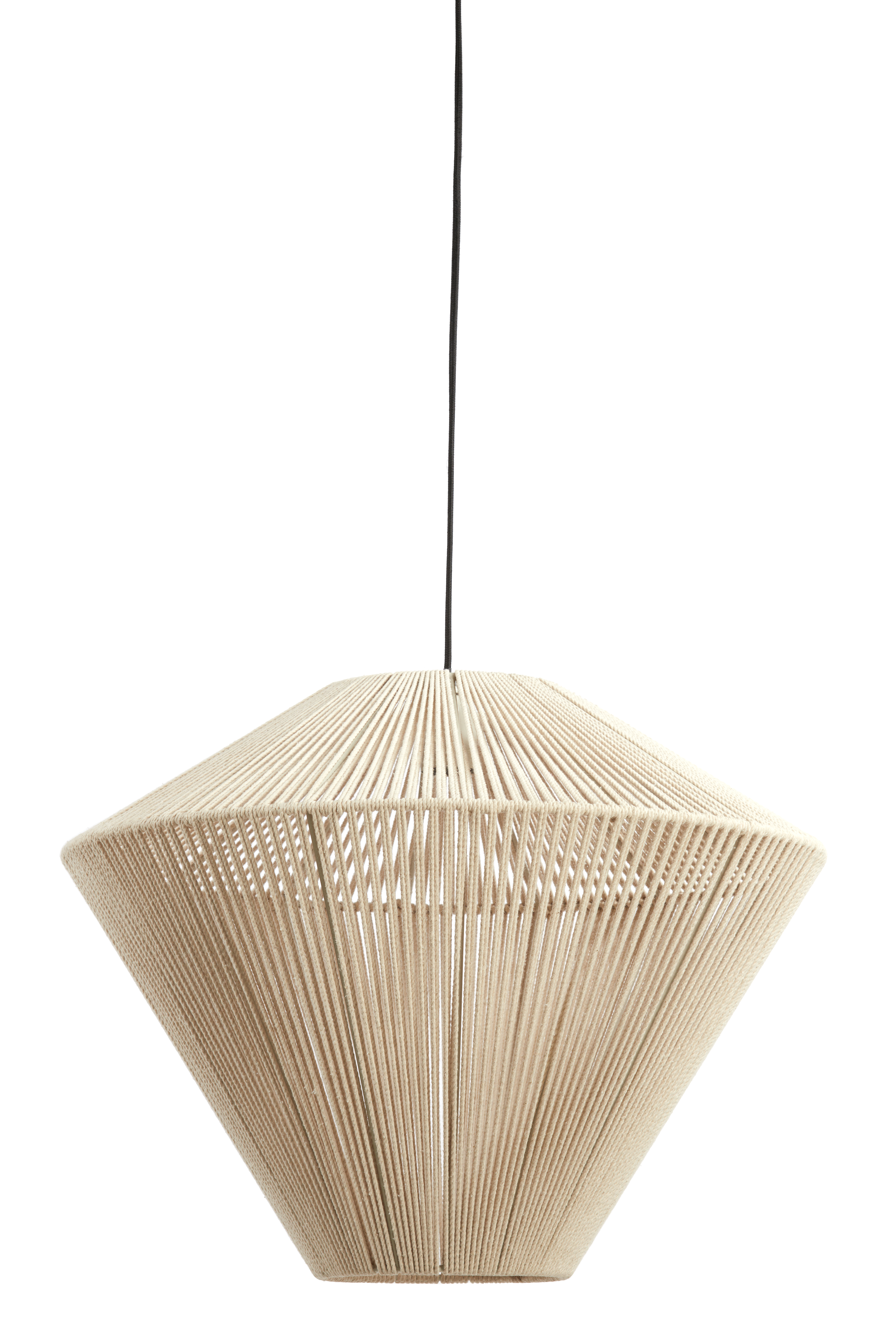 Hängeleuchte Durchm. 53x37cm in cream