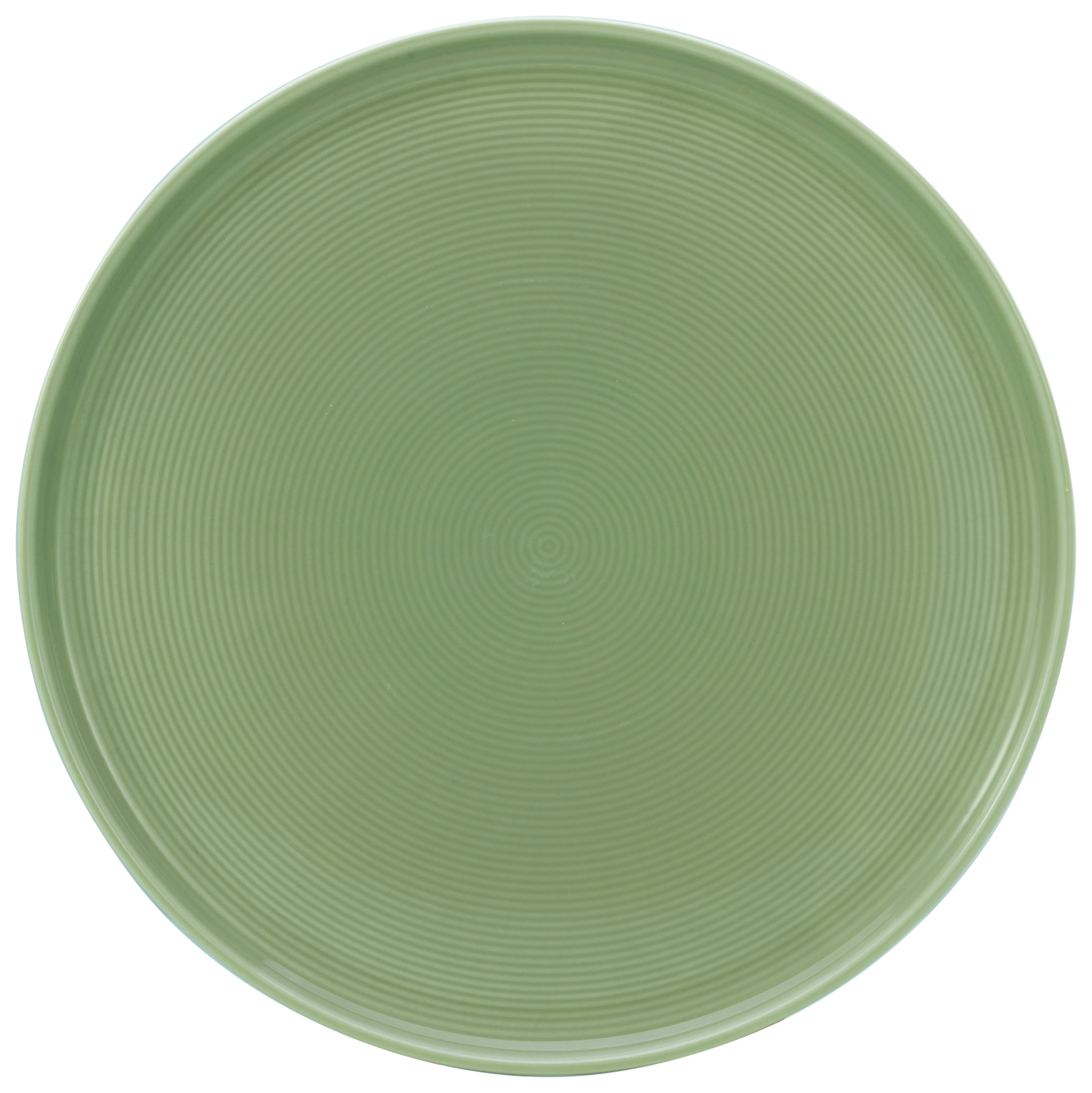 CreaTable Dessertteller Session in Farbe Salbei glänzend, Teller, Töpferei, Porzellan, Untertasse, Mahlzeit