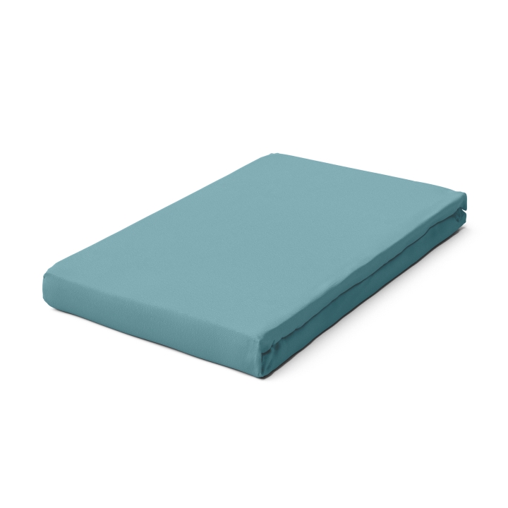 Schlafgut Pure Boxspring Spannbettlaken ca. 180x200-200x220cm in Farbe Petrol Mid