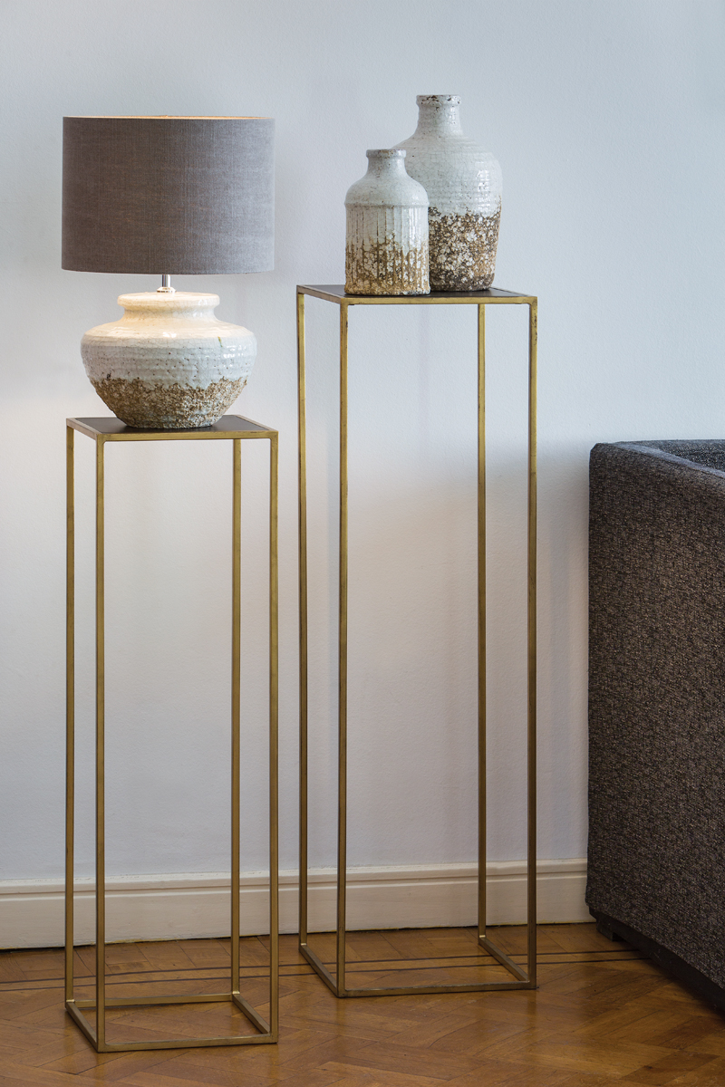 Light & Living Lampenschirm DARK LINEN in Farbe dunkel