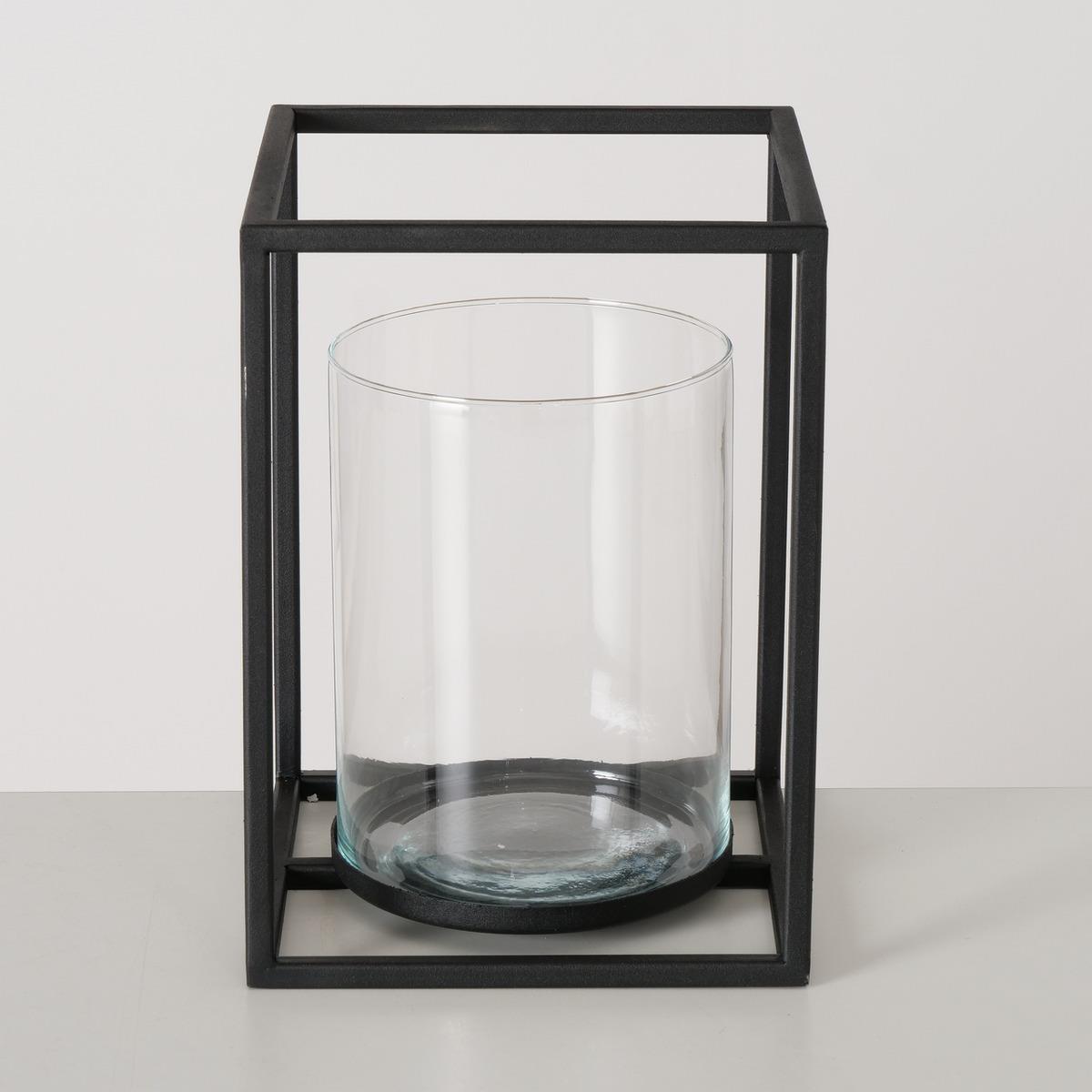 Boltze Windlicht Quantum QUANTUM in Glas/Metall