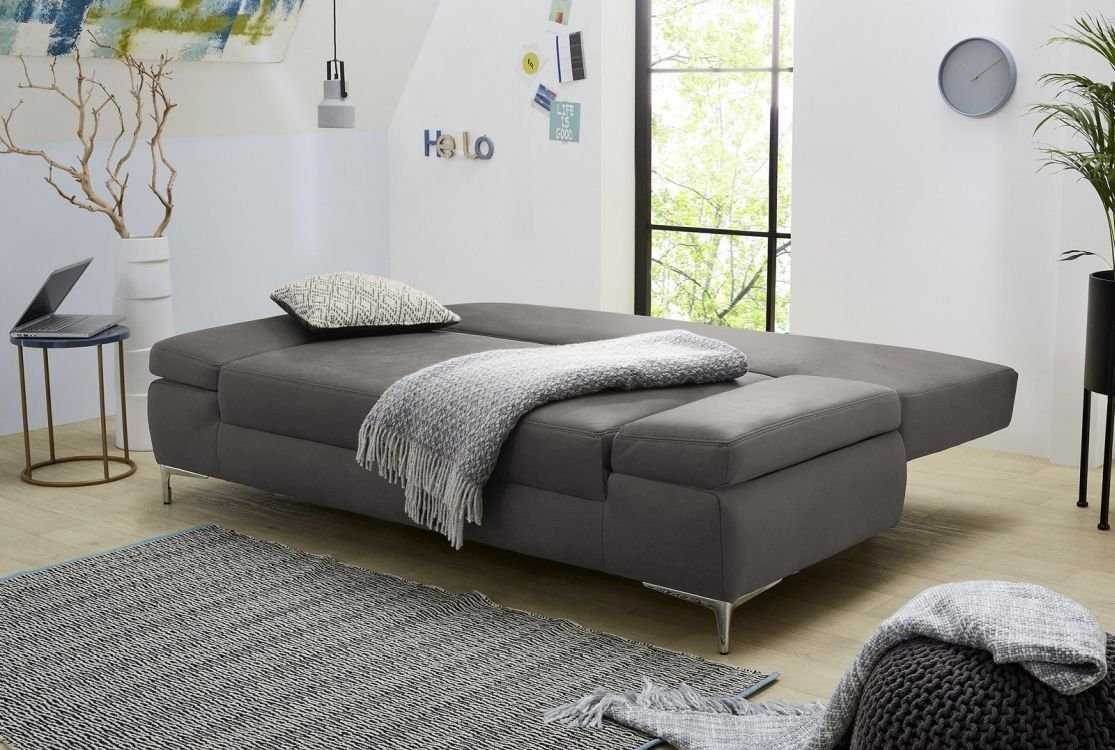 JOB Schlafsofa Jano ca. 202x89x103 cm in braungrau