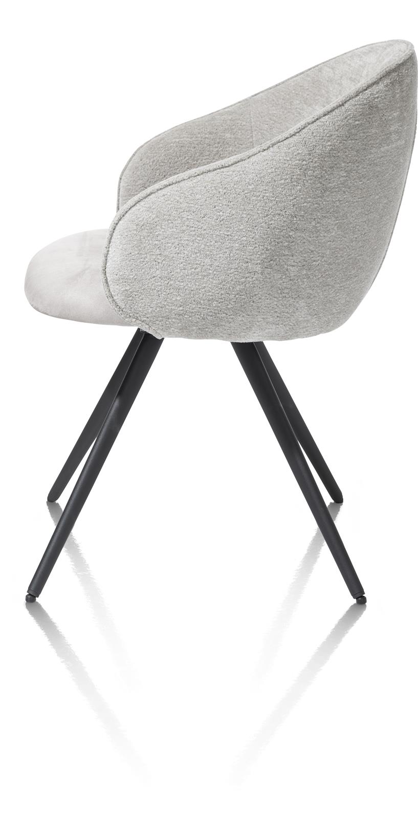 XOOON Armstuhl Owen 48531-KIE Stoff Kiesel