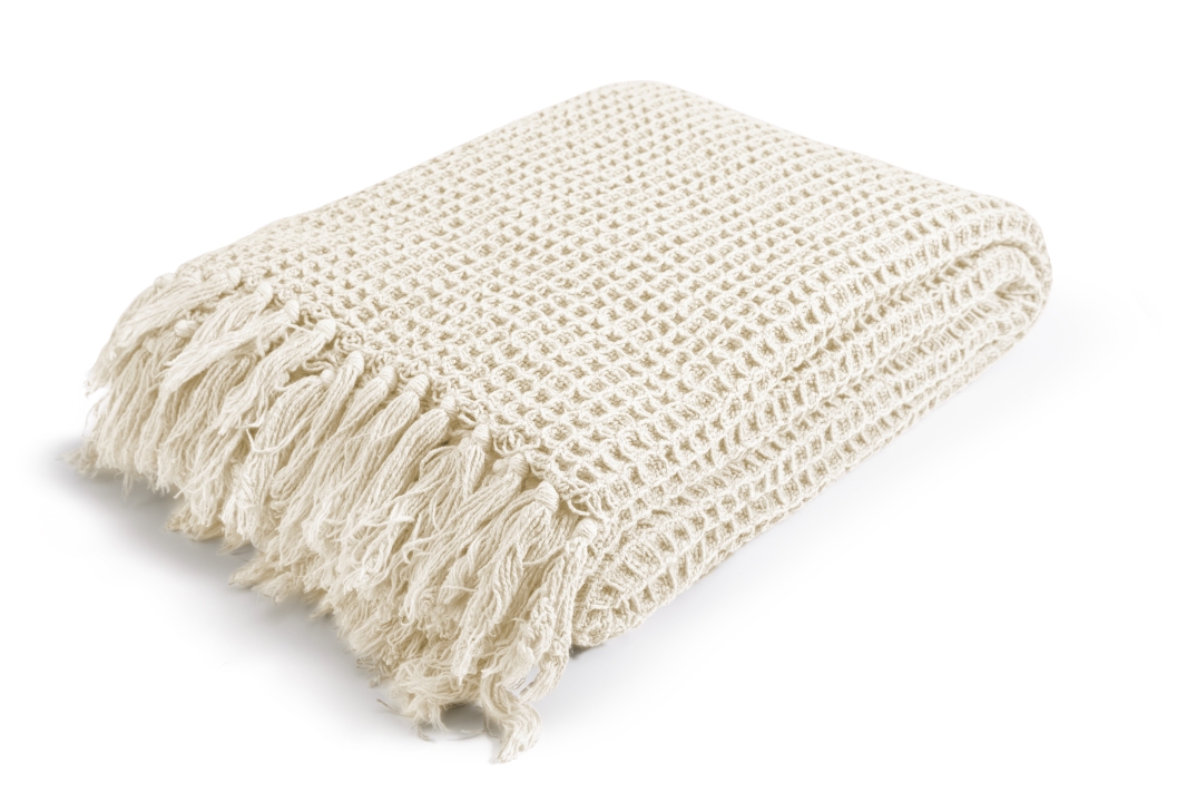 Magma Heimtex Plaid WAFFLE ca. 130x170cm in Farbe elfenbein