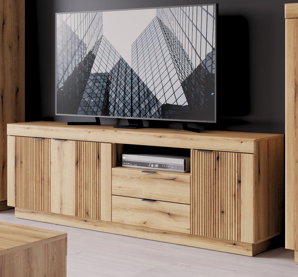 TV-Element Delamar ca.186x67x40cm in COast Evoke Eiche