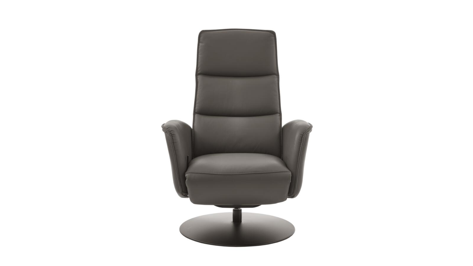 Hukla Relaxsessel CM-HU1202 in Leder Torro grau Hukla Relaxsessel CM-HU1202 in Leder Torro grau, Moebel, Stuhl, Kissen, Dekoration für Zuhause, Sessel