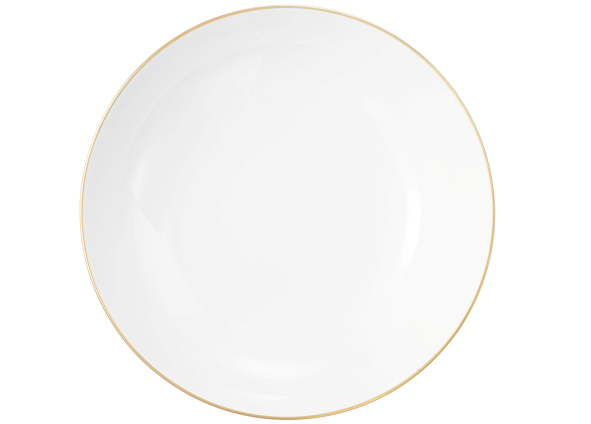 Seltmann Weiden Suppenteller rund 21cm Liberty 10868 Goldrand 