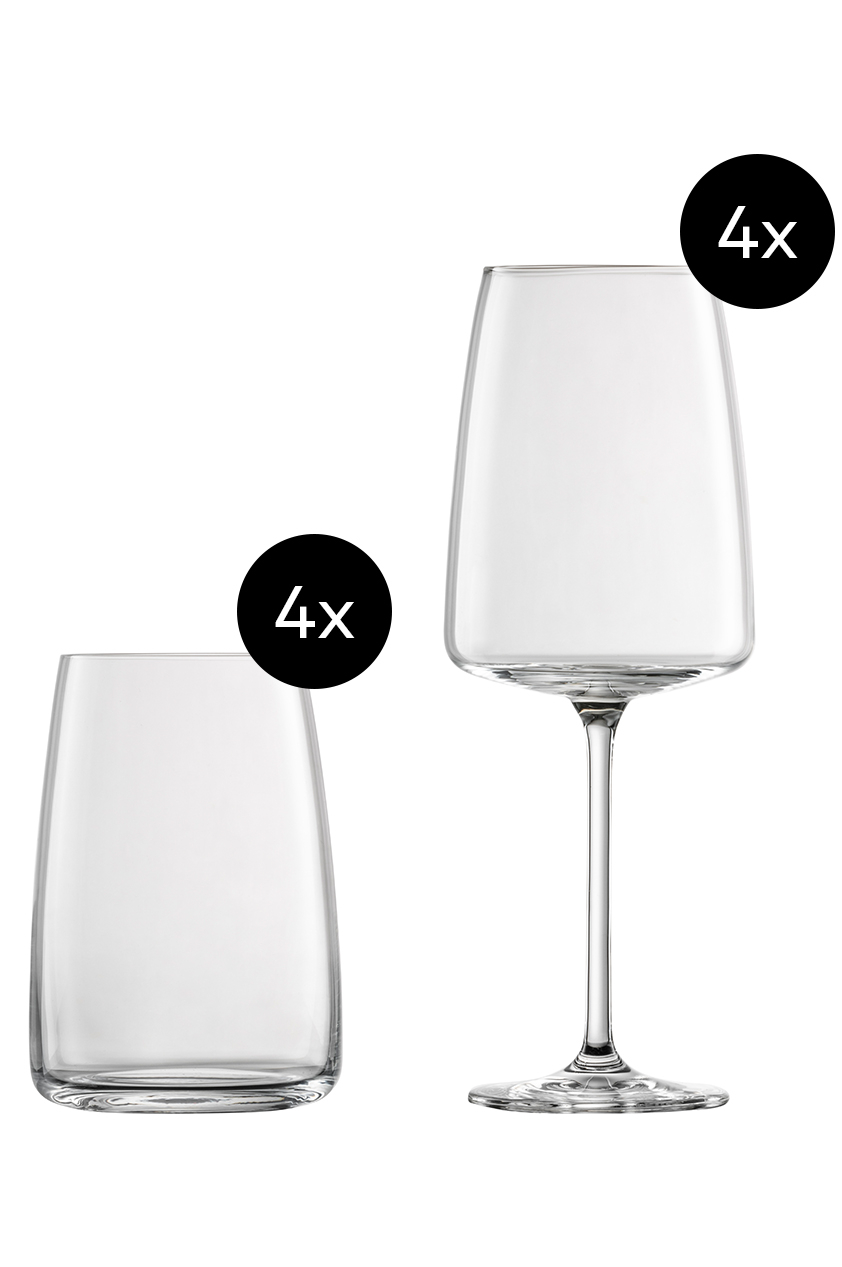 Zwiesel Glas 8er-Set-Gläser ALL SENSES aus Tritan-Glas 