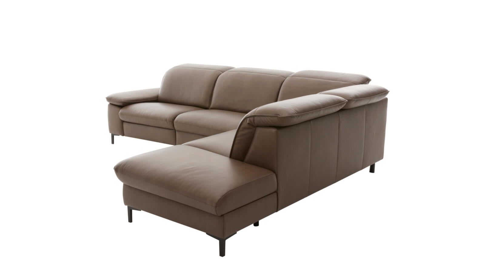 Modulmaster Polstergruppe MM-PN1137 ca. 297x245cm in Leder Cloudy stone, Sofa, Wohnsofa, Ledersofa, Ecksofa, Sitzgruppe