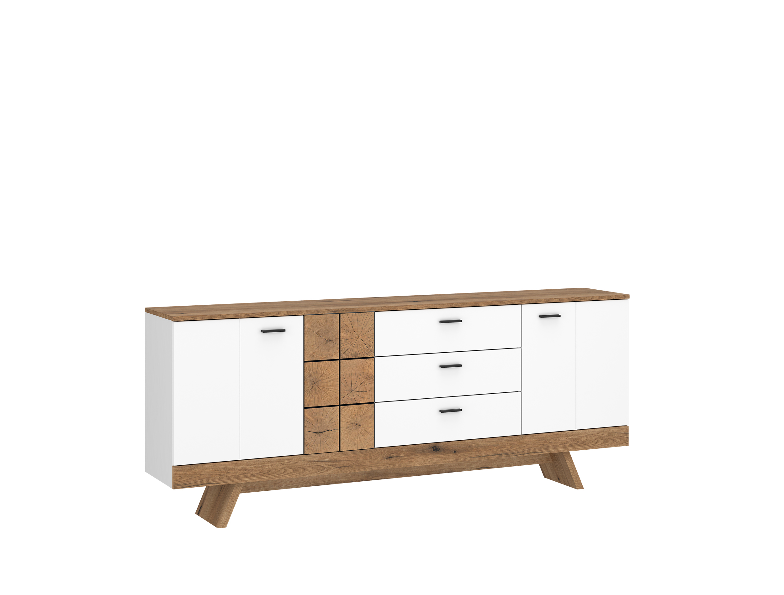 Sideboard ORETA in Holzfarben Wojcik Meble Sideboard ORETA in Coast Evoke Eiche