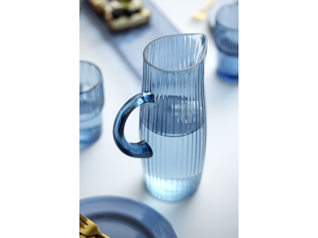 BITZ Kanne 1,2 Liter in Farbe blau