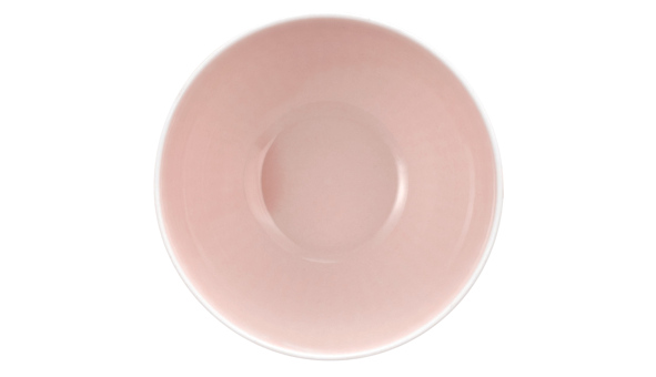 Seltmann Weiden Dipschale 0,14 l Amina 3 Rosé , Untertasse, Porzellan, Töpferei, Suppenschüssel, Mahlzeit