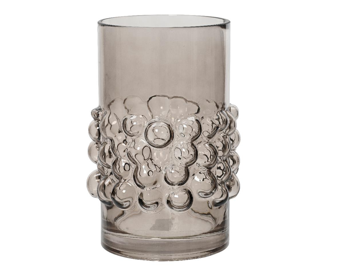 Kaemingk Vase Glas in Farbe Grau Kaemingk Vase Glas in Farbe Grau