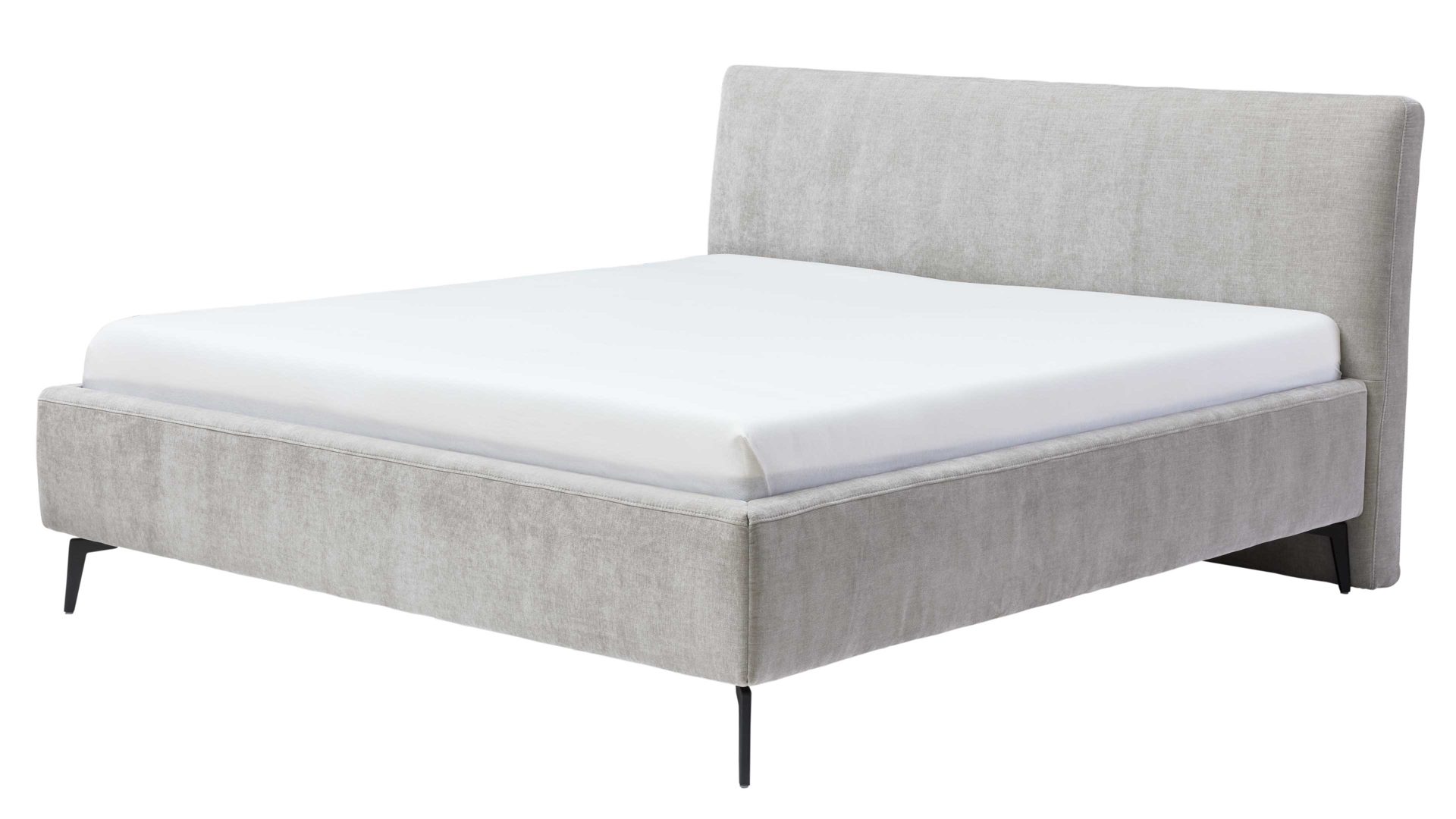 Interliving Polsterbett-Gestell IL 1416 PB ca. 180x200cm in Stoff Balu silber 