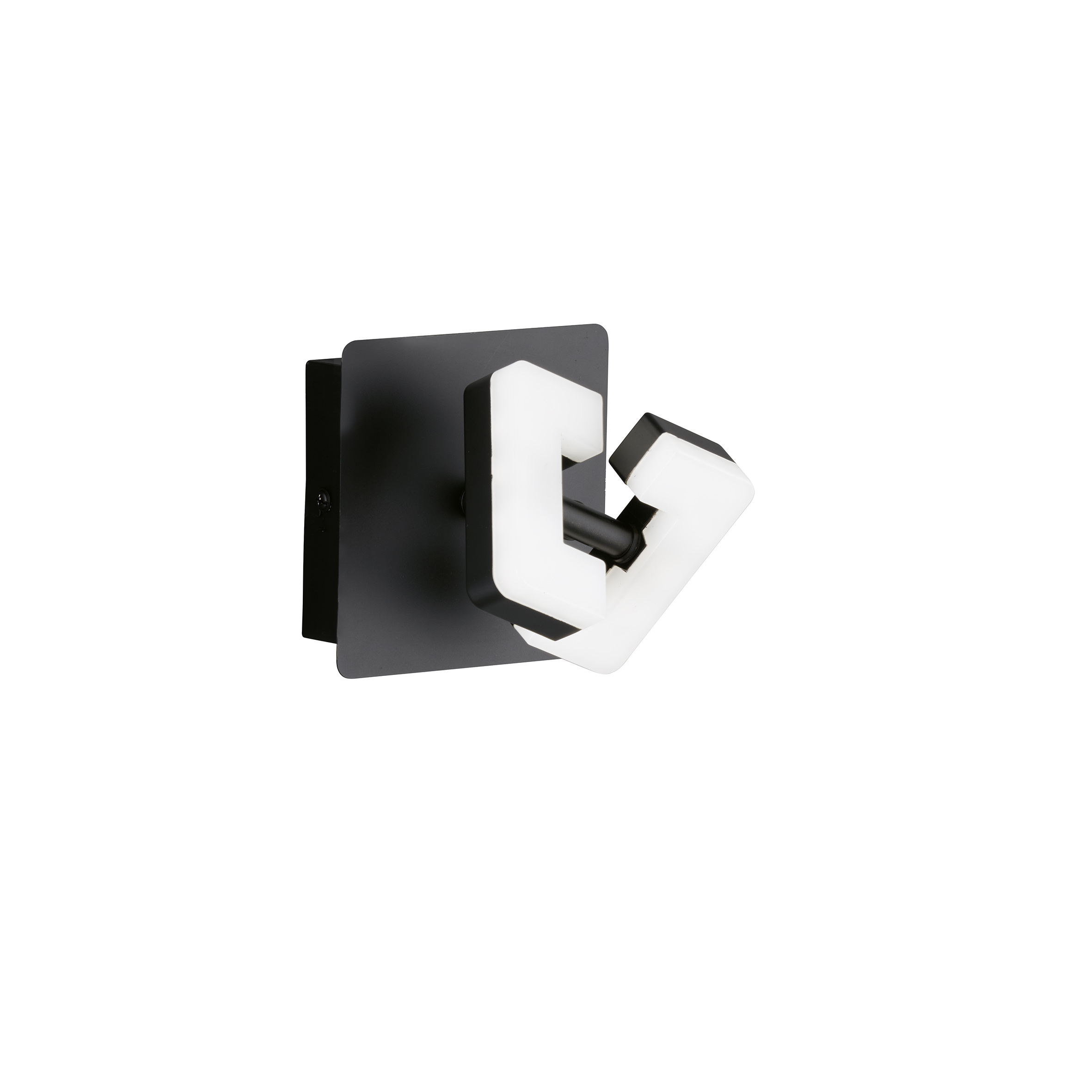 Fischer & Honsel LED-Wandspot RAY 1-flammig in Farbe Metall sandschwarz Fischer & Honsel LED-Wandspot RAY in Metall sandschwarz