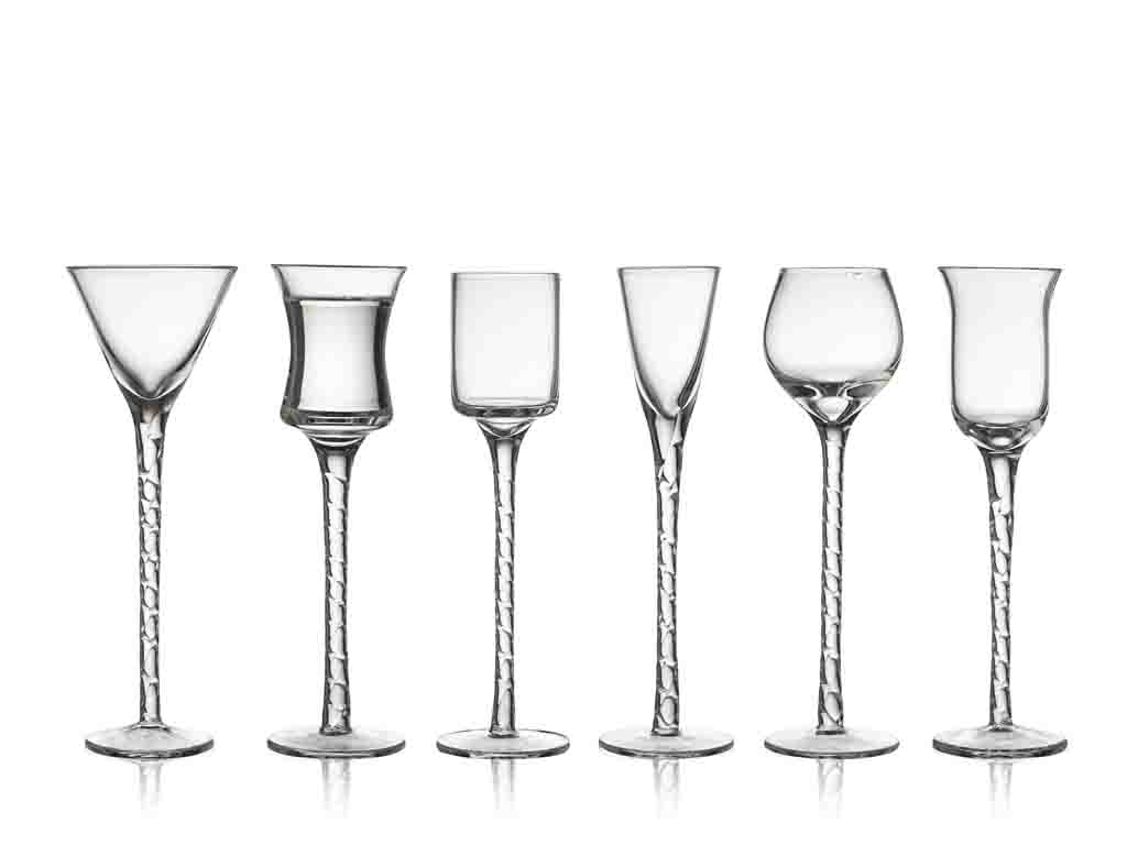 F&H Schnappsglas LYNGBY GLAS ROM in Farbe Transparent