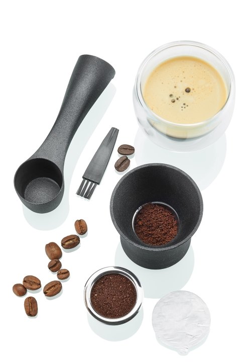 GEFU Kaffeekapseln-Set CONSCIO schwarz/silber GEFU Kaffeekapseln-Set CONSCIO schwarz/silber