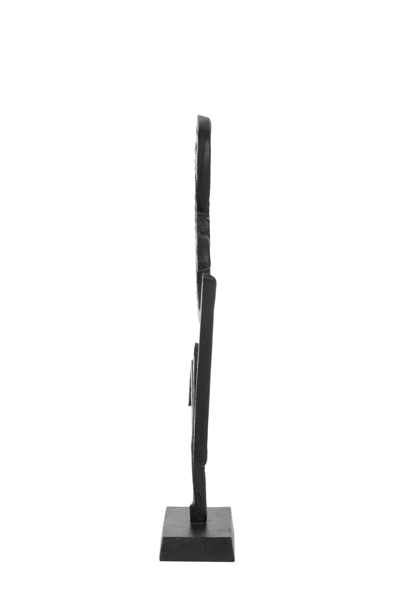 Light & Living Ornament FACE 19x6x33,5cm in matt schwarz